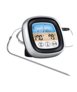 Digital Touchscreen Instant Read Food Meat Thermometer Probe Timer For O... - $18.51