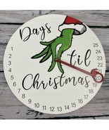 Christmas Grinch Dr. Suess Christmas Round Countdown Calendar NEW - $17.63 CAD