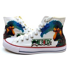 Zoro Fan Art Inspired Custom Converse All Star, Hi Tops, Sneakers, Train... - £79.48 GBP+