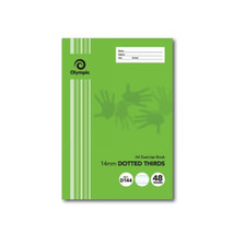 Olympic A4 Dotted Thirds Exercise Book 20pk (Green) - 48page - £34.52 GBP