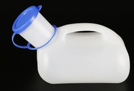 Portable 1000mL Plastic Urinal w/ handle &amp; snap cap for car camping bed ... - $337.33 MXN
