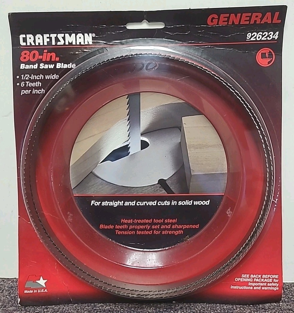 Craftsman 80&quot; Bandsaw Blade  2&quot; wide 6tpi General Cutting Blade # 9-2623... - $13.58