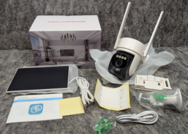 Solar Battery Powered Wireless WiFi Outdoor Pan/Tilt Home Security Camer... - $652.55 MXN