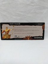 Dungeons And Dragons Fast Talker Campaign Card Mark Of Heroes Set 4 - $8.01