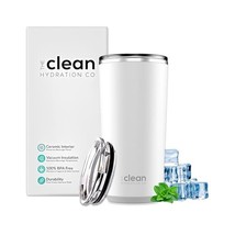 Clean Hydration Co Travel Mug 20 Oz | White - $21.59