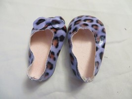 Purple Leopard Shoes American Girl Our Generation 18” Doll EUC - £4.72 GBP