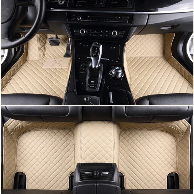 Custom Car Floor Mats For Mitsubishi Lancer 2006-2016 Years Artificial L... - $33.12+