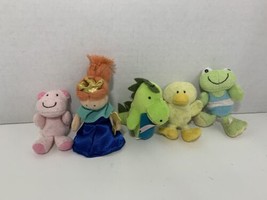 Baby Ganz &amp; Manhattan lot small mini animal fairytale finger puppets ter... - $19.79