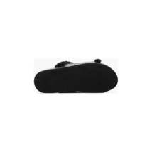 Stacy Adams Monty Slide Sandal Crocodile Print Faux Fur Black 25560-001 image 3
