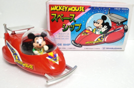 MASUDAYA MICKEY MOUSE SPACE SHIP Japan Old Toy - £292.96 GBP