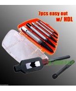 7PC Easy Out Screw Extractor w/HDL Handle Quick Easy Remover Screws Bolts - $174.08 MXN
