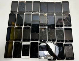 Lot of 33 - Mixed Models Apple iPod Touch &amp; iPhone - FOR PARTS OR REPAIR - $643.49