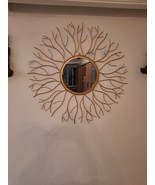 Metal Copper Colour Roots Design Retro Antique Handmade Round Wall Art M... - $505.65 CAD