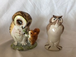 Porcelain Owls Figurines Beswick England Unique Beatrix Potter&#39;s and Walt Disney - £63.10 GBP