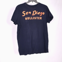 Hollister San Diego Navy Tee Shirt Size Large  See Photos - £9.02 GBP