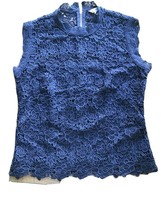 Nanette Dark Blue Eyelet Top - £25.86 GBP