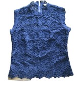 Nanette Dark Blue Eyelet Top - £25.75 GBP