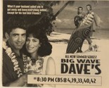 Big Waves Dave Print Ad Vintage Adam Arkin TPA2 - $5.93