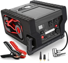  2000 Amps Jump Starter, 260 PSI Air Compressor, 12V Car Battery Charger with 40 - £256.17 GBP