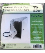 Board Book For Dimensional Art - 5 1/2&quot; x 5 1/2&quot; - $12.62