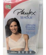 Playtex Women White 18 Hour Ultimate Shoulder Comfort Wireless Bra Size ... - $26.19