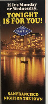 Vintage The Gray Line Brochure San Francisco Calif BRO13 - $10.88