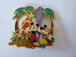 Disney Trading Pin 31797 M&amp;P - Mickey Minnie Goofy &amp; Pluto - Spiaggia Scene - - £25.92 GBP