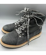 Toms Womens Boots Sz 8 Mesa Grey Suede Lace-Up Ankle Waterproof - $25.62