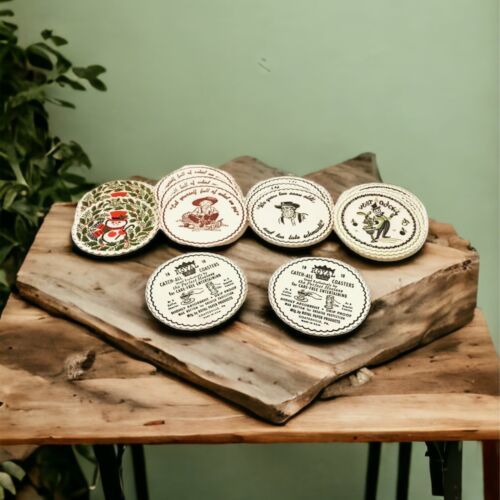 Vintage Mid Century ROYAL Catch-All Coasters Hallmark Other Pack of 24 Assorted - $23.25