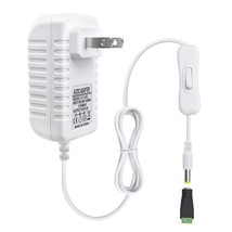 12V 2A 24W Led Power Supply With On And Off Switch, Ac/Dc White Switchin... - $18.99