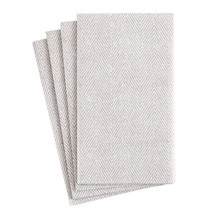 Caspari Entertaining Jute Paper Linen Guest Towels, Flax, 12-Pack, Ivory... - $11.40