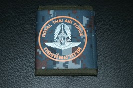 Thai Air Force Purse Money Bag Pocket Coins Banknote Cards Zip Fabric - $8.60