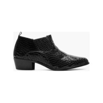 Stacy Adams Sandoval Cuban Heel Boot Croco print Black 25666-001 image 2