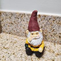 Garden Gnomes, Painted Cement 4" tall, 3 for $18 / $8 each, Fairy Garden Statues image 2