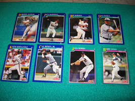 1991 Score Baseball Cards, Green, Blue, Black and White Border - £5.59 GBP