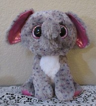 Ty Beanie Boos Specks The Elephant Medium 9  Big Pink Sparkle Eyes NO TAG - £8.55 GBP