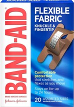 Band-Aid Brand Flexible Fabric Adhesive Bandages for Wound Care and First Aid, F - £13.58 GBP