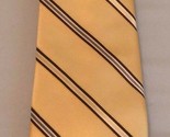 Croft and Barrow Men’s Tie Yellow stripped New with tags  - £10.24 GBP