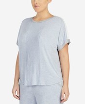 DKNY Plus Size Contrast-Trim Pajama Top, Size 2X - $19.80