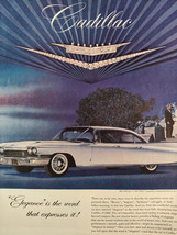 1959 Holiday Original Ad CADILLAC Elegance Is a Word That Expresses It! - £8.44 GBP
