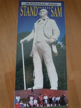 Sam Houston Statue &amp; Hutsonville Visitor Center Brochure - £3.12 GBP