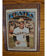 Sports Roberto Clemente 1972 Topps #309 Excellent Condition - $295.00