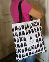 NWT KUMAMON Live Happy White Extra Large Tote Shoulder Shopping bag  - $18.99