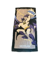 Pottery Barn Kids DC Silver Age Batman  Beach Bath Towel (Nicholas) 47.5... - $19.99