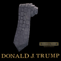Donald J. Trump Signature Collection Necktie Tie Brown Geometric NEW Tie... - $49.99