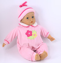 Lissi 516F GMBH Baby Doll Laughs Sleep Eyes 15&quot; Long 2 Outfits Vintage - £34.79 GBP