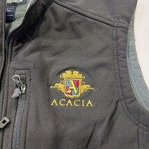 Landway Soft Shell Vest Men's Size Medium Black ACACIA Logo 3-Layer Bonded image 3