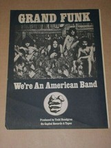 Grand Funk Railroad Creem Magazine Photo Vintage 1973 - £18.08 GBP