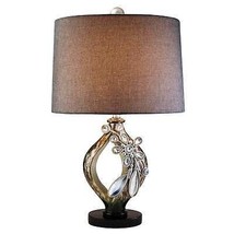 Brown and Gold Faux Crystal Glam Accent Table Lamp - $605.83