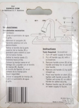 Danco Chrome Sink Faucet Replacement Vice Grip Handle Lever Handles #88516 - £6.38 GBP